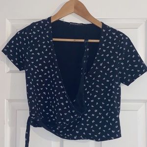 Brandy Melville wrap top
